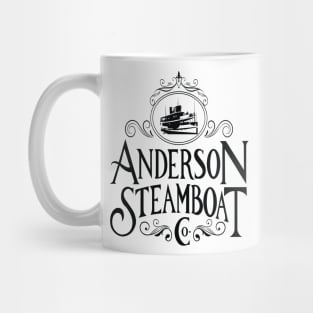 Anderson Steamboat Co, Black Letters Mug